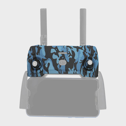 RCSTQ Camouflage Style Soft Silicone Remote Controller Protective Case for DJI Mavic Mini Drone - Blue