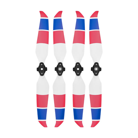 2 Pairs Blade Props Quick Release Propellers for DJI Mavic Air 2 - Red/Blue/White