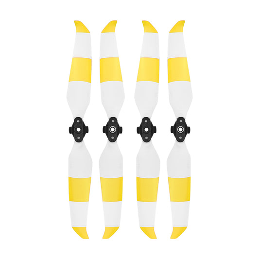2 Pairs Blade Props Quick Release Propellers for DJI Mavic Air 2 - Yellow/White