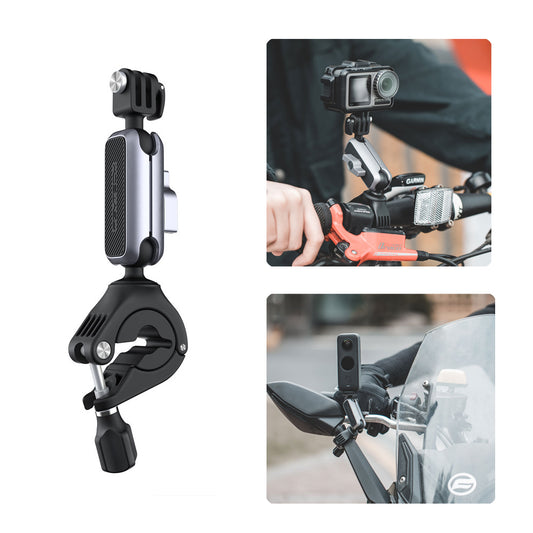 360-degree Rotating Action Camera Handlebar Mount for GoPro