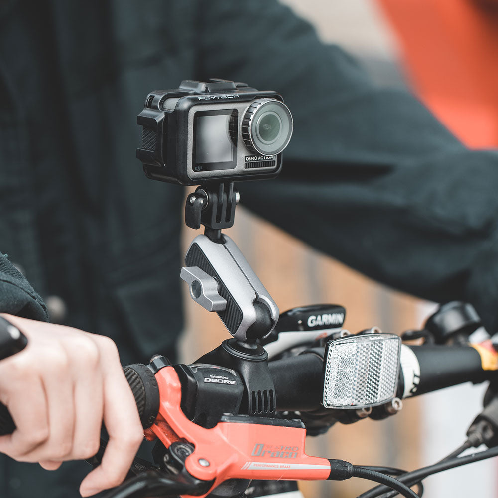 360-degree Rotating Action Camera Handlebar Mount for GoPro
