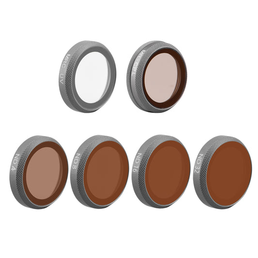 6pcs UV+CPL+ND4+ND8+ND16+ND32 Lens Filter Set for DJI Mavic 2 Zoom Drone Camera Accessories