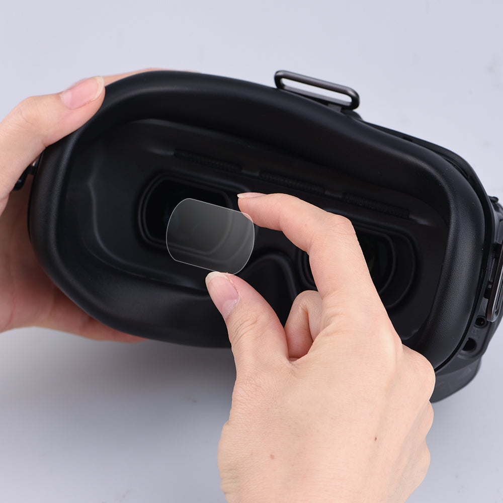 2 Pairs EWB8446_2 Tempered Glass Screen Protector Lens for DJI FPV Combo Glasses Accessories