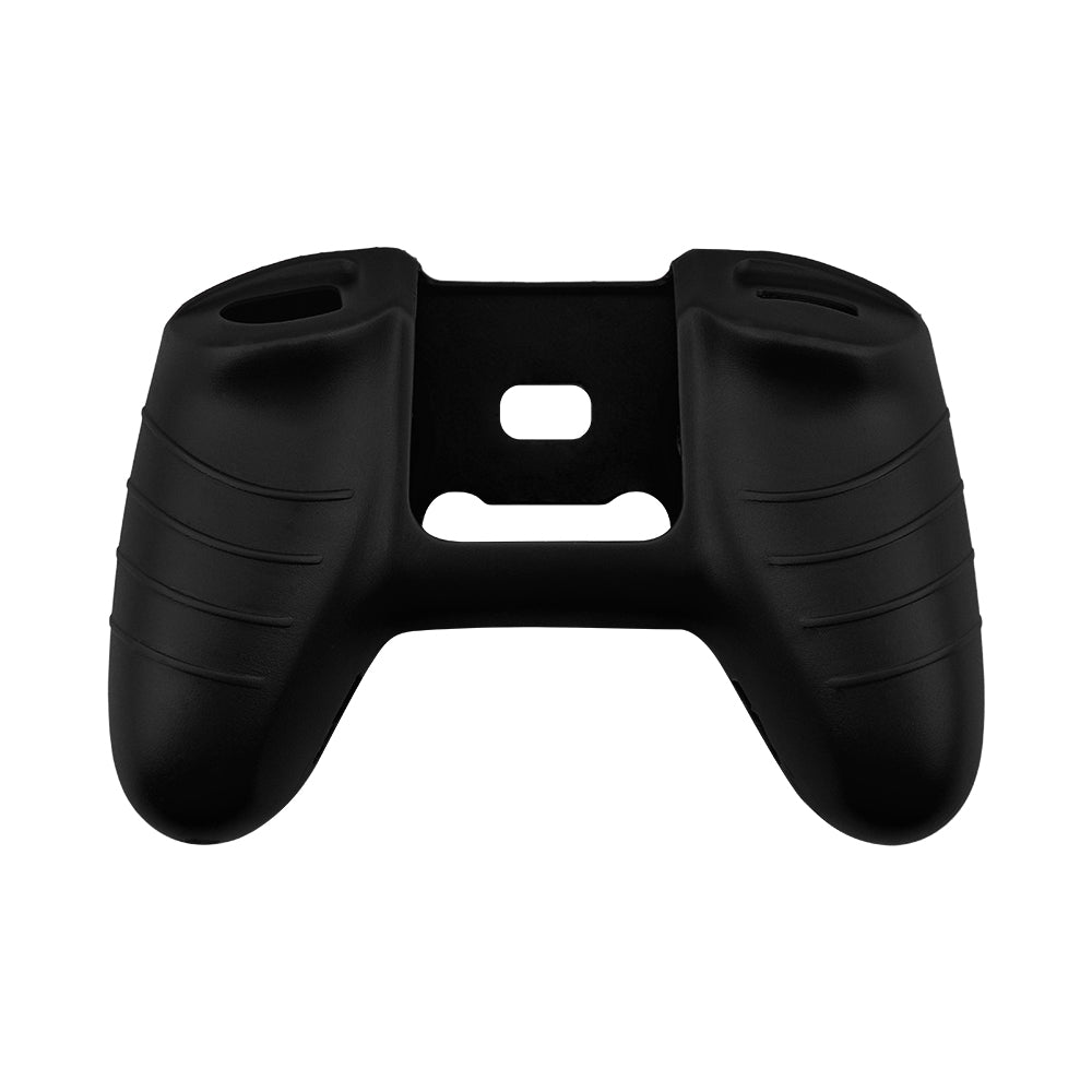 EWB8494_2+max2473 Soft Silicone Sleeve Anti-scratch Protective Cover with Lanyard for DJI FPV Combo Remote Controller - Black+Black