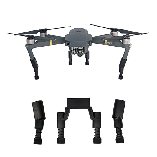 Max 1777 Heightened Landing Gears Skids Stabilizers Extended Support for DJI Mavic Pro Drone