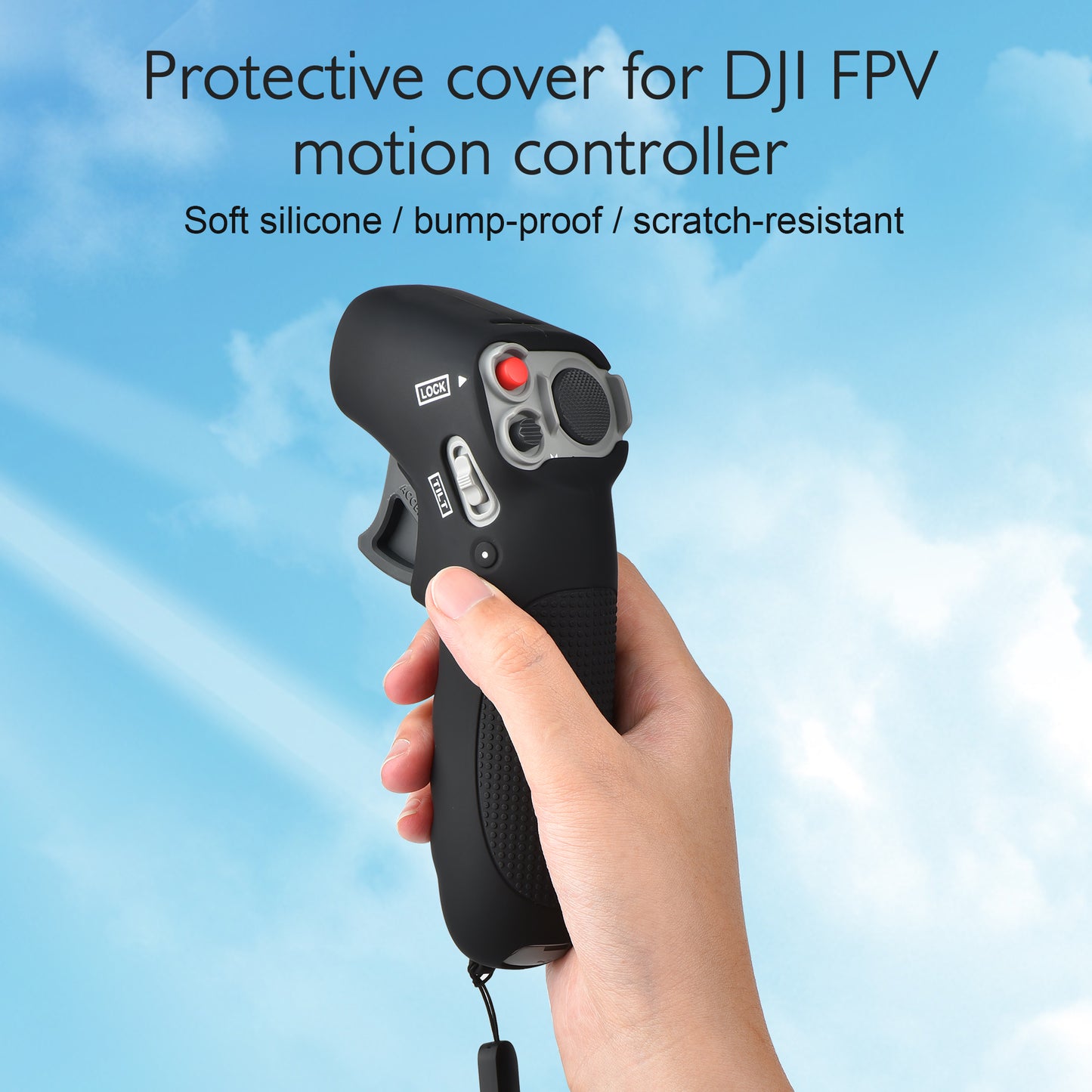 STARTRC Anti-Drop Silicone Protective Sleeve Cover for DJI FPV Joystick Rocker