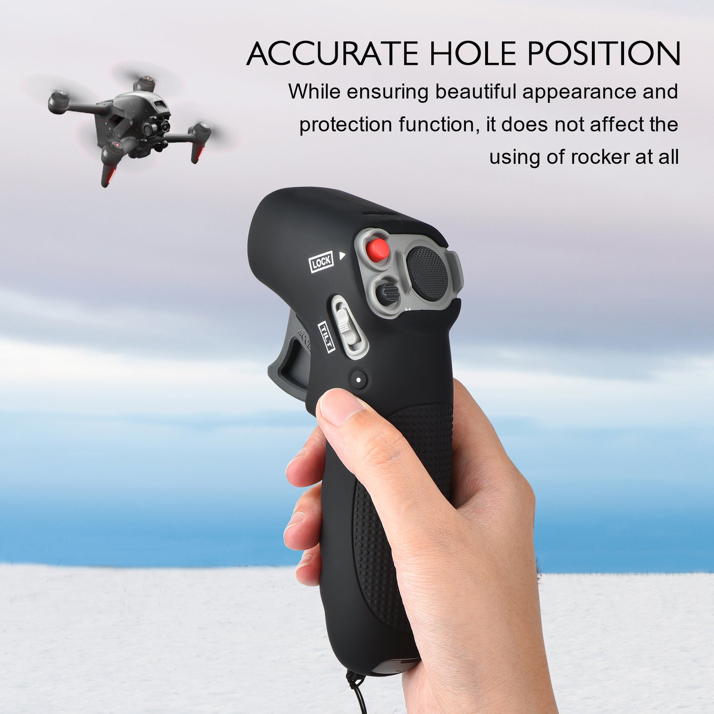 STARTRC Anti-Drop Silicone Protective Sleeve Cover for DJI FPV Joystick Rocker