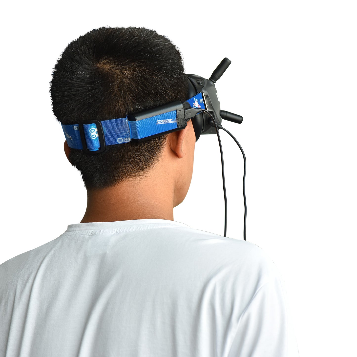 STARTRC Adjustable Headband VR Glasses Head Strap for DJI FPV Goggles/FPV Goggles V2 - Blue