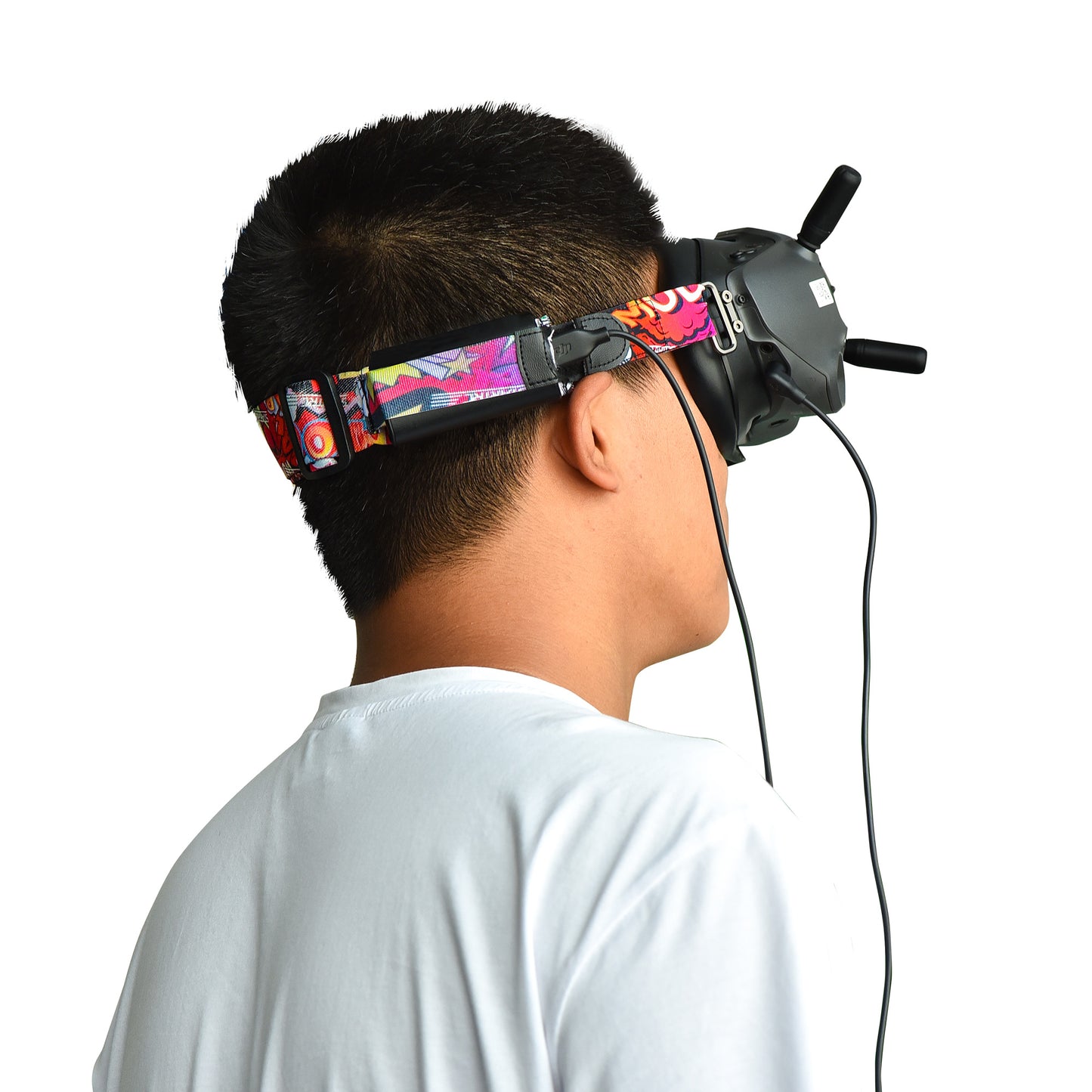 STARTRC Adjustable Headband VR Glasses Head Strap for DJI FPV Goggles/FPV Goggles V2 - Red