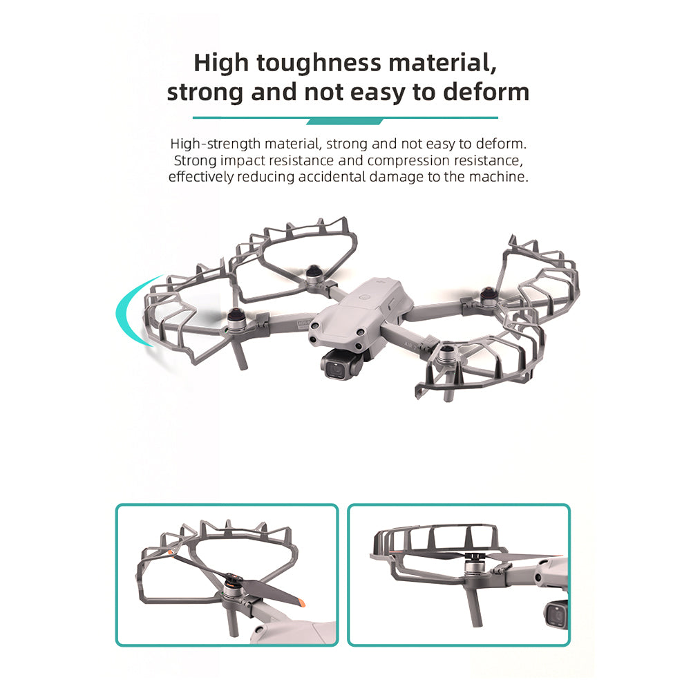 EWB8965 Drone Propeller Protective Guard Anti-collision Rings Set for DJI Mavic Air 2/Air 2S