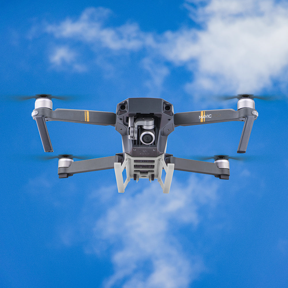 EWB8990 Foldable Drone Landing Gear Plastic Anti-fall Heightened Landing Stand for DJI Mavic Pro - Grey