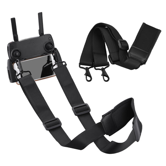 ZZCP8765 For DJI Mavic 2/Pro/Mini/Air/Spark Remote Control Wide Thick Lanyard Hanging Neck Strap with Double Buckle
