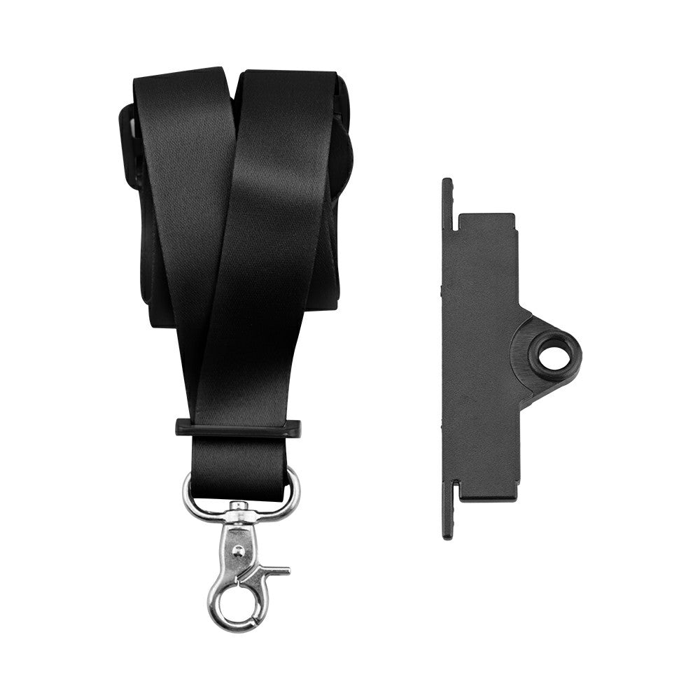 Max2473+Max0709 Lanyard Bracket Strap Hook Holder Neck Strap for DJI Mavic 2/Pro/Mini/Air/Spark Remote Control - Black