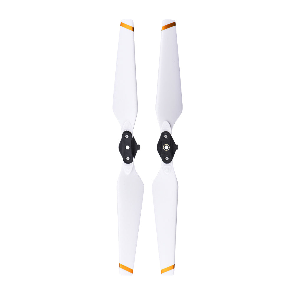 Max0432 1 Pair Low Noise Quick Release Propeller for DJI Mavic Pro 8330F - White/Gold Edge