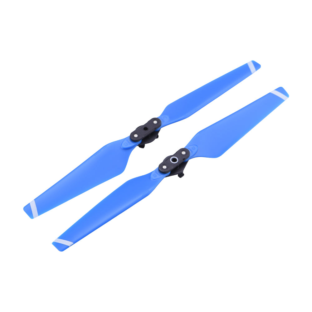 Max0432 1 Pair Low Noise Quick Release Propeller for DJI Mavic Pro 8330F - Blue/White Edge