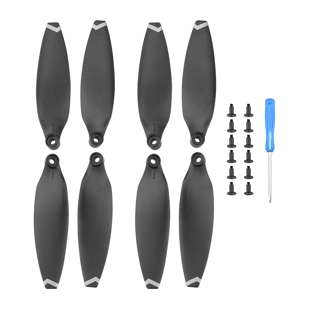 EWB8805+EWB8727 Landing Gear Height Extension Leg Height Raiser and Propeller Drone Accessories for FIMI X8 MINI  - White