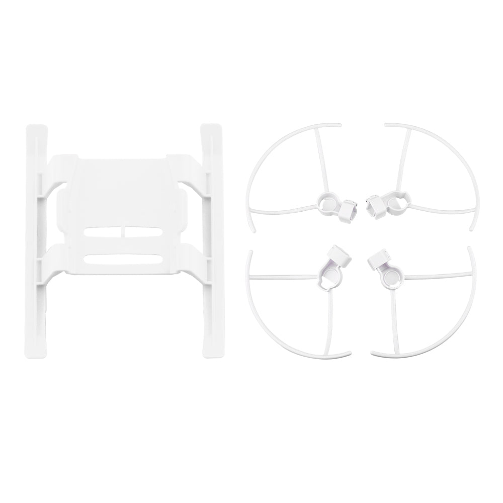 EWB8805+EWB8732_2 Landing Gear Height Extender and Propeller Protection Ring Set for FIMI X8 MINI - White