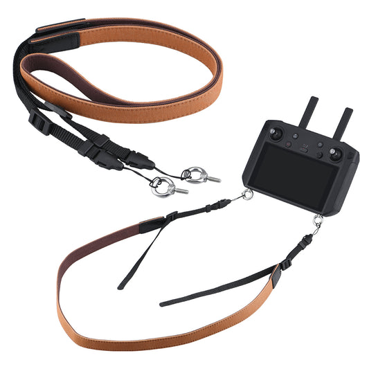 UTAIDU EWB8721 For DJI Mavic 2/Mavic Air 2/Air 2S Remote Controller Dual-color Neck Lanyard Strap - Brown