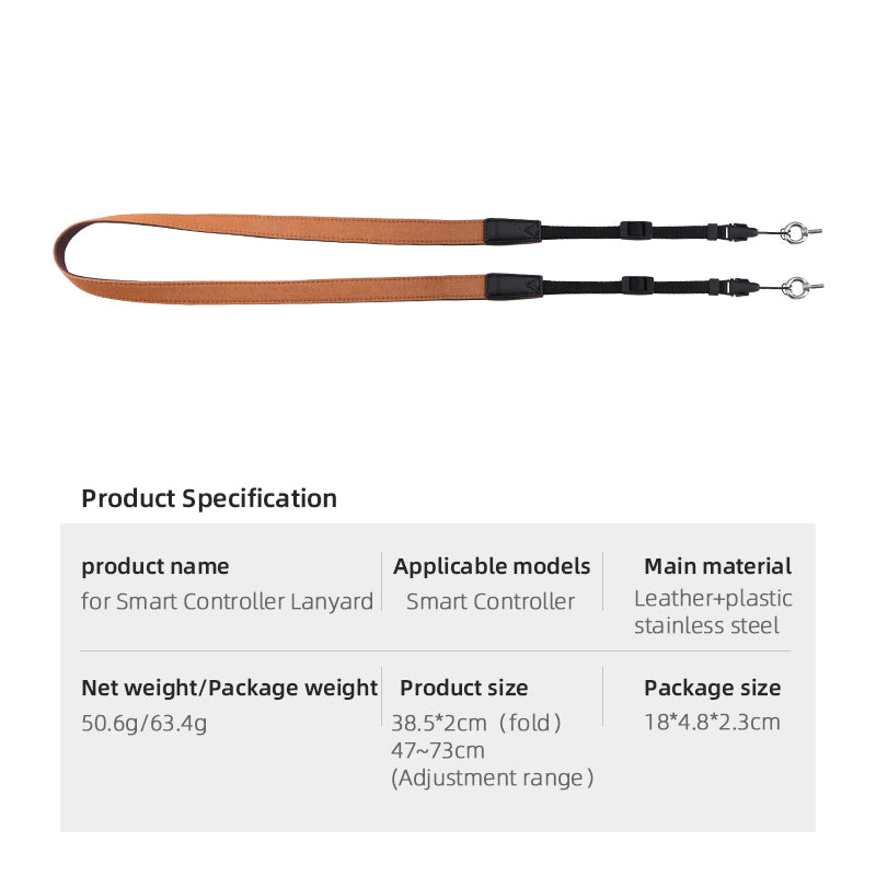 UTAIDU EWB8721 For DJI Mavic 2/Mavic Air 2/Air 2S Remote Controller Dual-color Neck Lanyard Strap - Brown