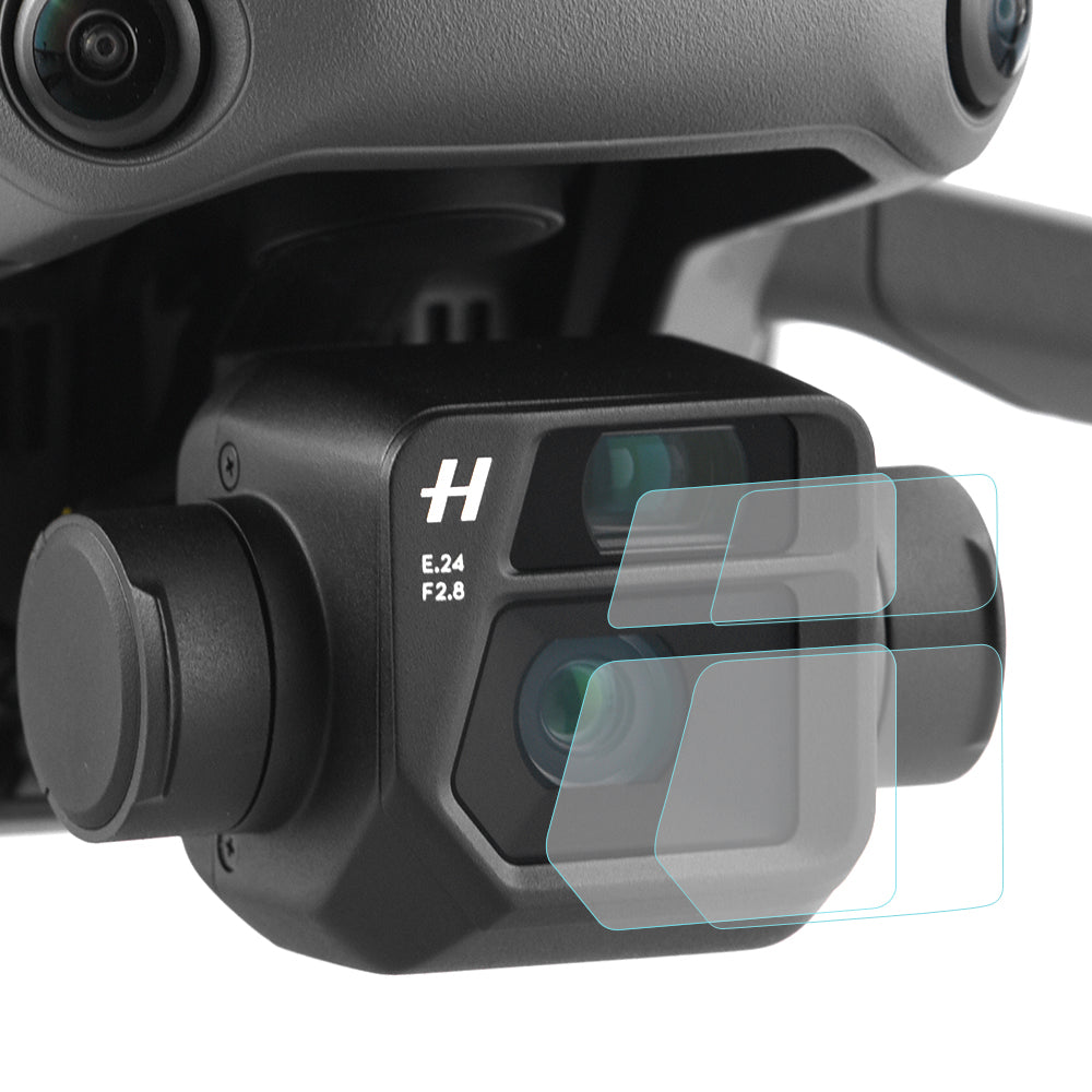 2 Sets Camera Lens Protector Tempered Glass Film Anti-Scratch Cover for DJI Mavic 3 Drone Accessories