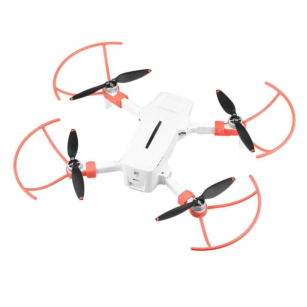 EWB8732_2+EWB8727 Quick-Release Propellers Blades + Propeller Protection Ring Accessories for FIMI X8 Mini - Orange
