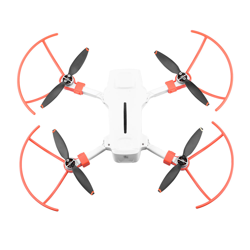 EWB8732_2+EWB8727 Quick-Release Propellers Blades + Propeller Protection Ring Accessories for FIMI X8 Mini - Orange