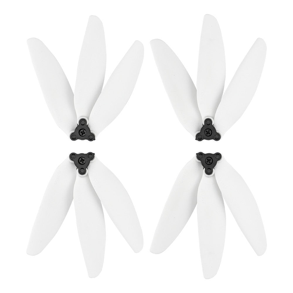 EWB8490 2 Pairs Quick Release Three-blade Propeller Drone Replacement Parts for DJI Mavic Mini/Mini 2 - White
