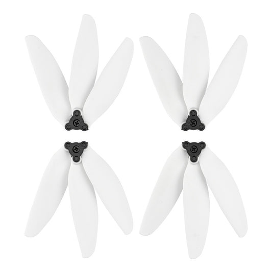 EWB8490 2 Pairs Quick Release Three-blade Propeller Drone Replacement Parts for DJI Mavic Mini/Mini 2 - White