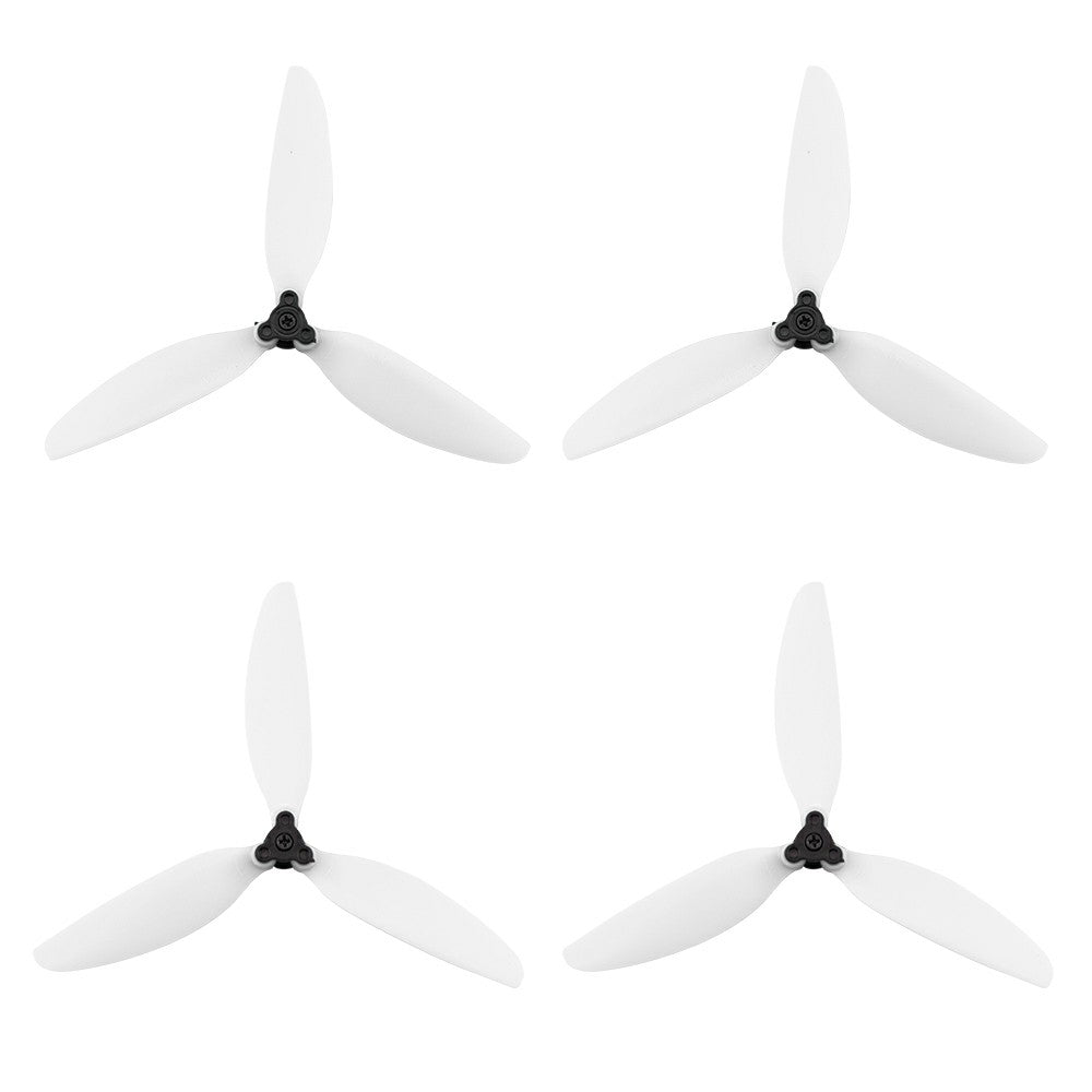 EWB8490 2 Pairs Quick Release Three-blade Propeller Drone Replacement Parts for DJI Mavic Mini/Mini 2 - White