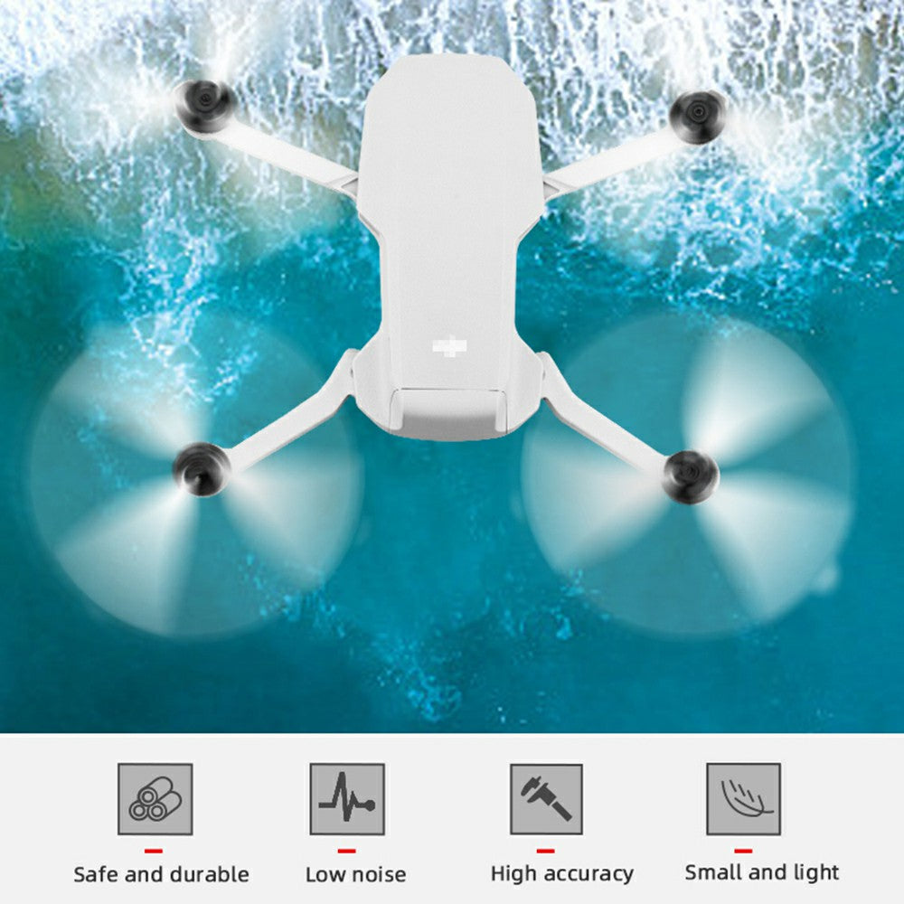 EWB8490 2 Pairs Quick Release Three-blade Propeller Drone Replacement Parts for DJI Mavic Mini/Mini 2 - White