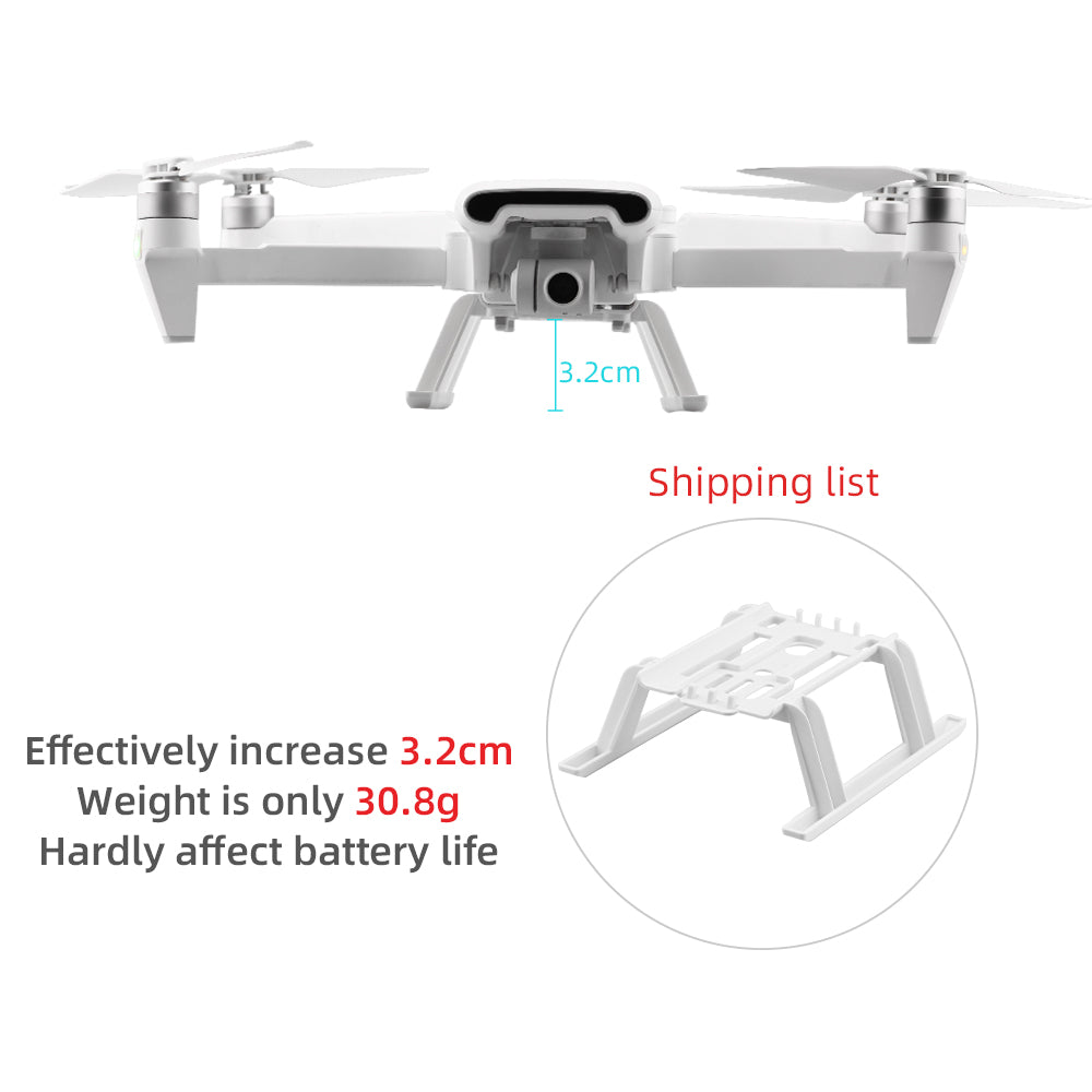 BRDRC EWB8379 Drone Quick Release Heightened Landing Gear Protector Stand for FIMI X8SE 2020