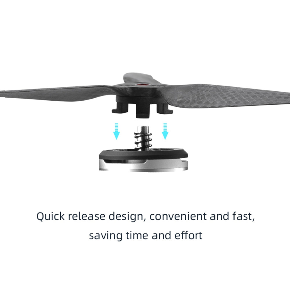 EWB8592 1 Pair Carbon Fiber Quick Release Propeller for for DJI FPV Aircraft