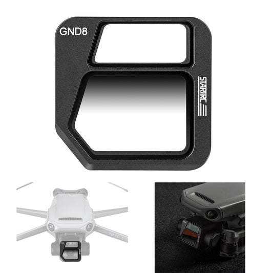 Uniqkart 1 Piece 1110397 GND 8 Filter Adapter Graduated Neutral Density AGC Optical Glass Filter for DJI Mavic 3
