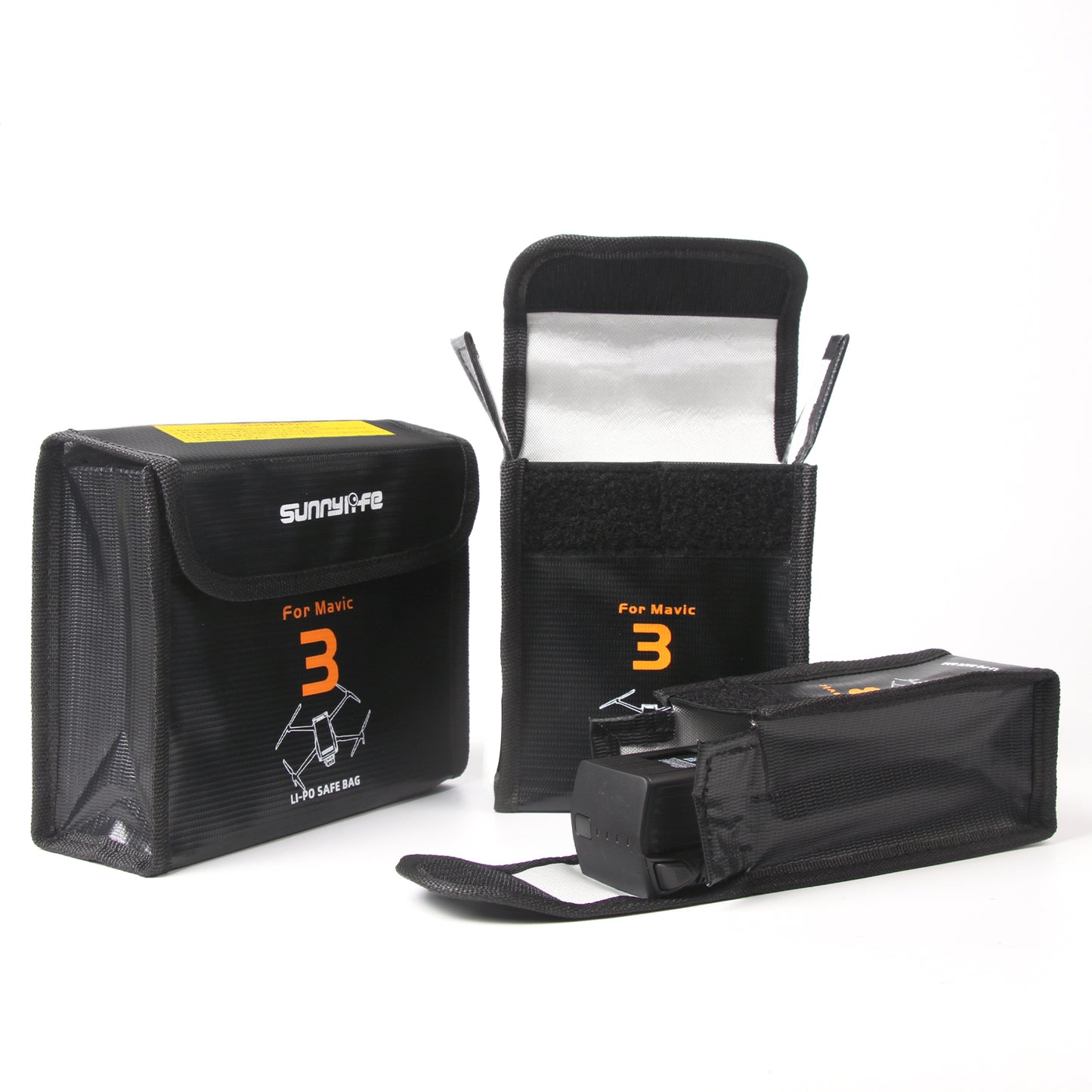 SUNNYLIFE M3-DC104 Explosion-proof Battery Safety Bag Lithium Battery Storage Pouch for DJI Mavic 3