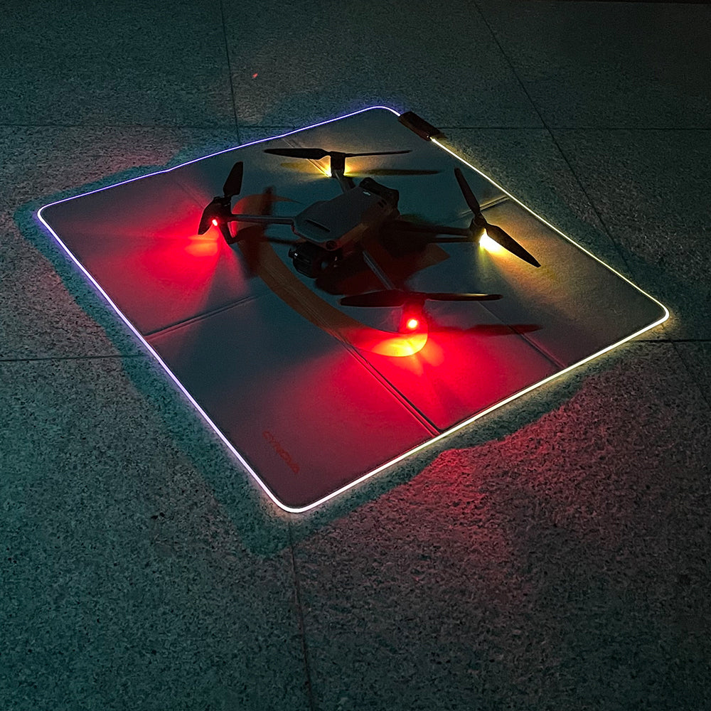 CYNOVA C-FM-007 65cm Parking Apron RGB LED Light Drone Landing Pad for DJI Mavic Mini 2/Air 2S/Mavic 2/Mavic 3