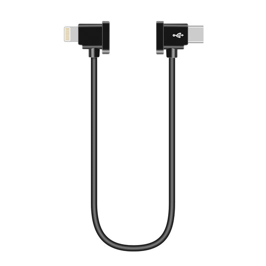SUNNYLIFE 30cm Type-C to Lightning Cable for DJI Air 2S/Mini 2/Air 2/Pocket 2/Osmo Pocket Controller Accessories Data Cable Compatible with Tablets Phones