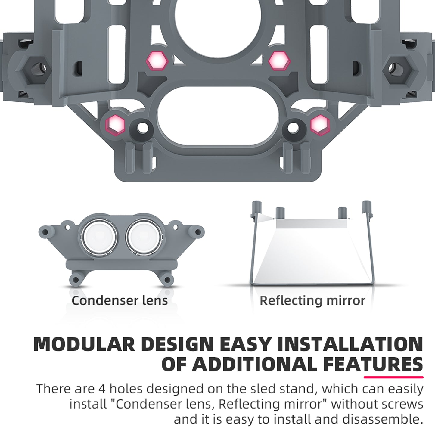 RCSTQ Heightened Extender Landing Gear Sled Landing Legs Protector Stand for DJI Mavic 3 Drone