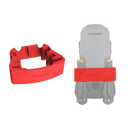SUNNYLIFE M3-SJ359 Silicone Propeller Holder Strap for DJI Mavic 3 Drone Props Blade Stabilizer Fixator Accessory - Red