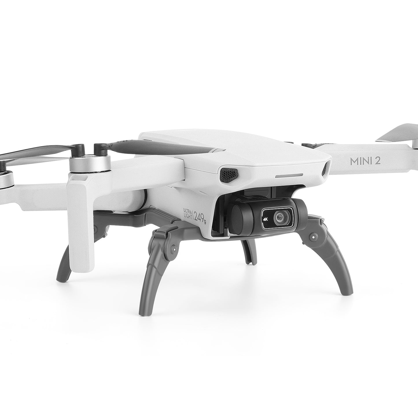 SUNNYLIFE LG380 for DJI Mini 2/Mini SE/Mavic Mini Foldable Drone Landing Gear Plastic Anti-fall Heighten Landing Stand - Grey