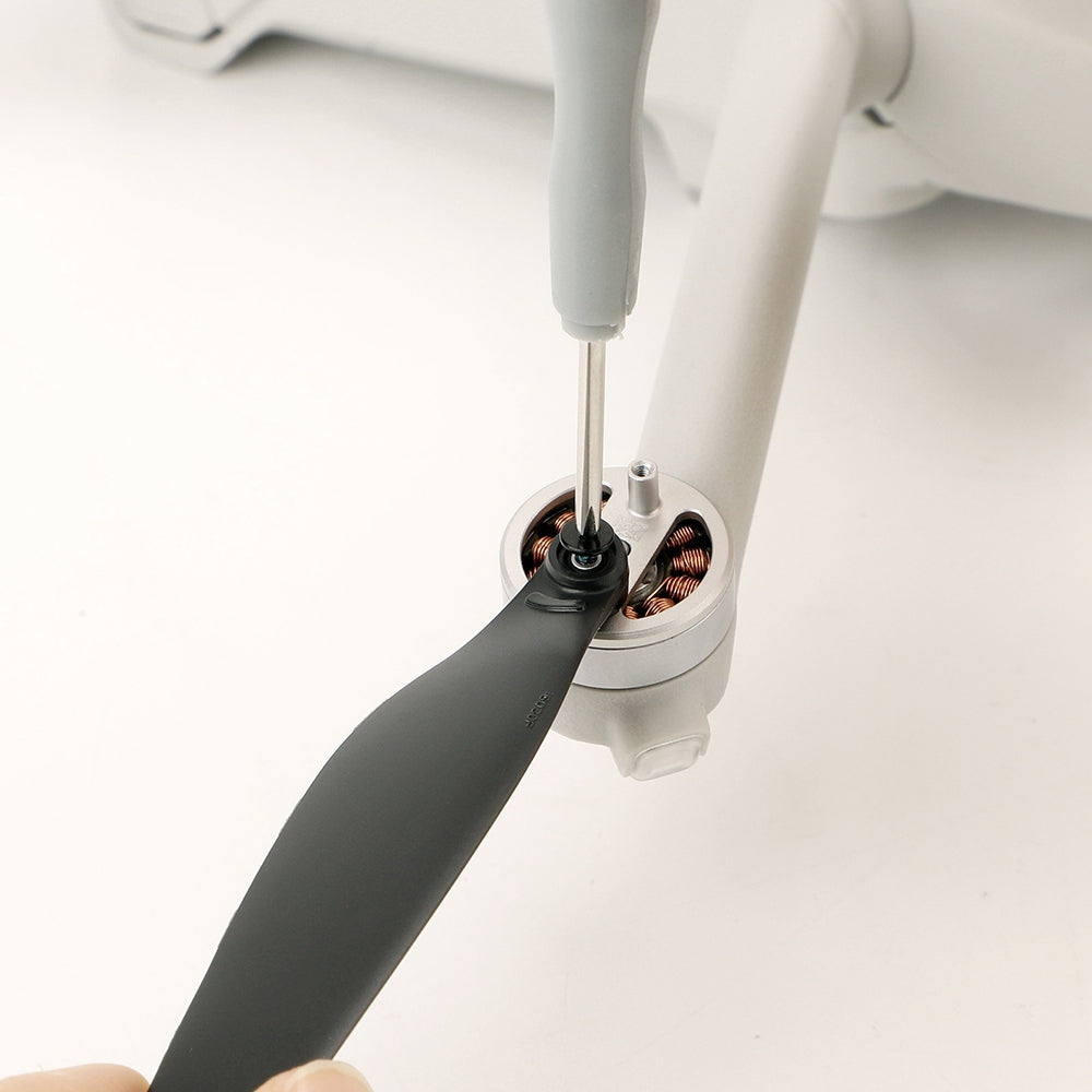 6030F For DJI Mini 3 Pro 8Pcs Plastic Drone Propellers Blades Replacement Accessories - Black/Silver