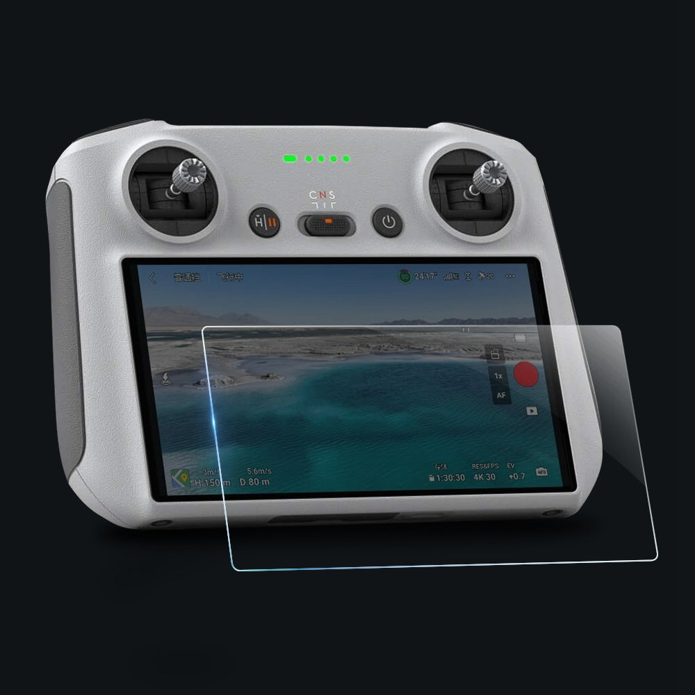 EWB9217_2 2Pcs for DJI Mini 3 Pro RC Remote Controller Screen Protector Tempered Glass High Definition Protective Film