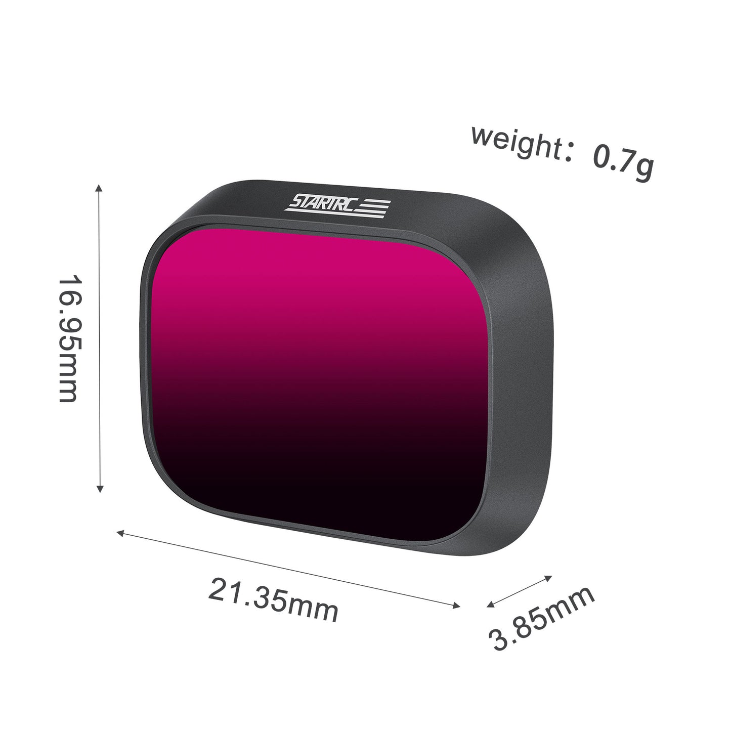 Uniqkart 1110872 For DJI Mini 3 Pro 3Pcs/Set HD Optical Glass ND16/64/256 Camera Lens Filters