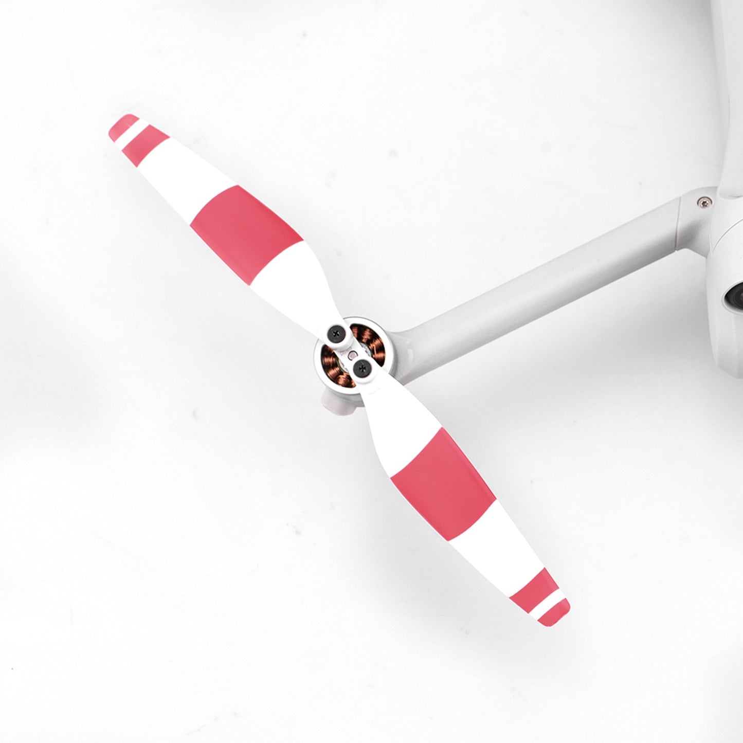 For DJI Mini 3 Pro 6030 Drone 2 Pairs Low-Noise Colorful Propeller Blades Propeller Set (EWB9279 EWB9280 EWB9281 EWB9282) - Red/White