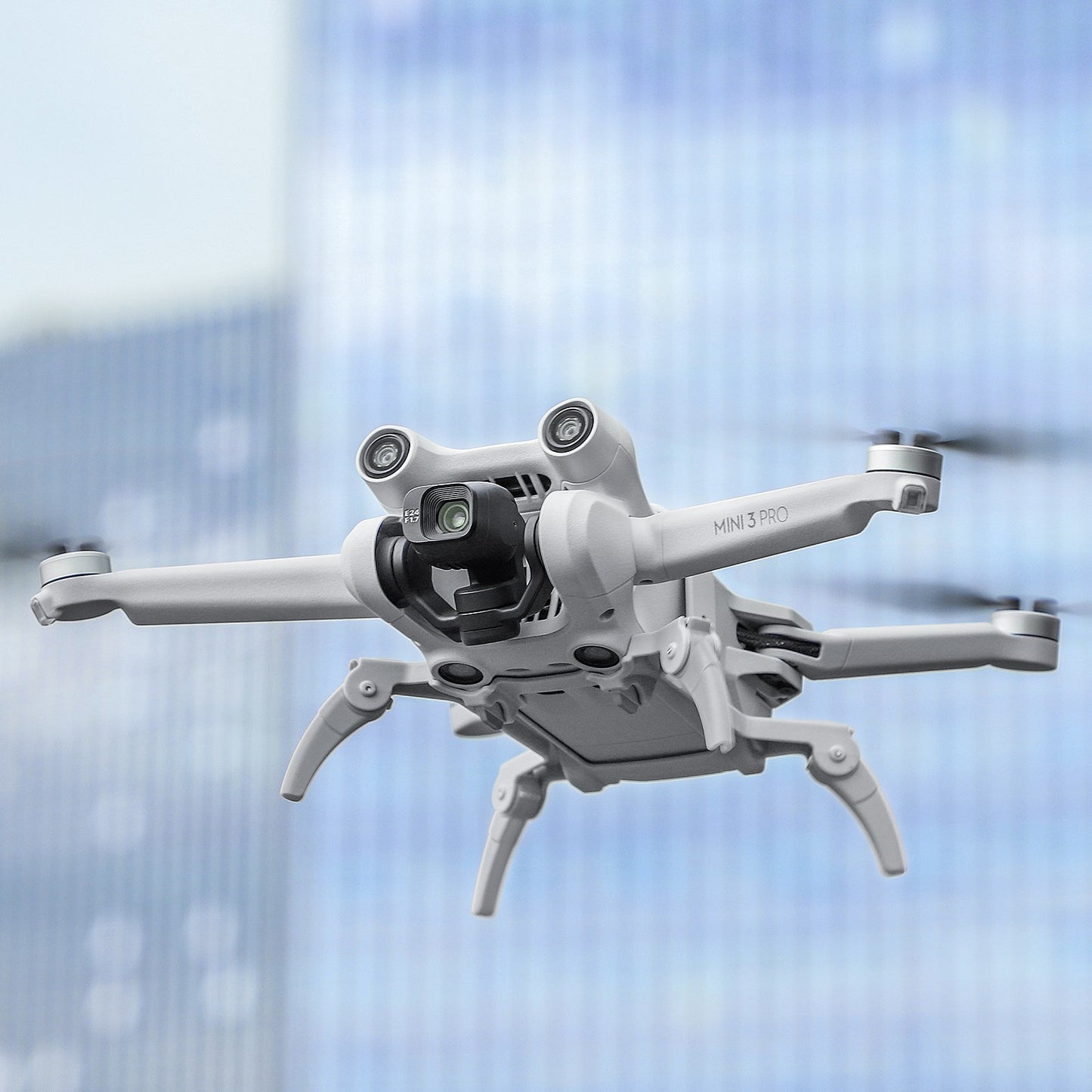 SUNNYLIFE MM3-LG399 For DJI Mini 3 Pro Drone Foldable Landing Gear Anti-fall Heighten Landing Stand - Grey