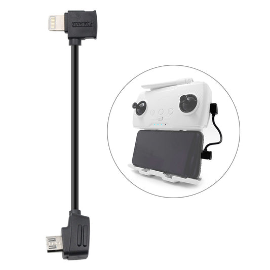 STARTRC For DJI Mavic Mini / Mavic Pro / Mavic Air / Spark Remote Control Cord Lightning Port Connection Cable