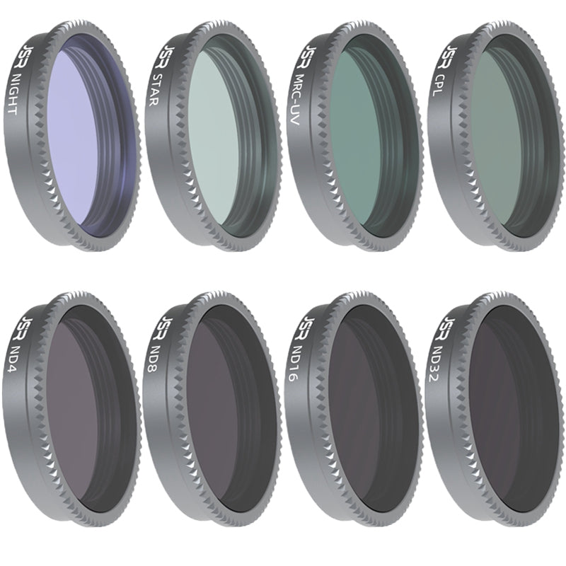 Junestar JSR-1283-13 for Insta360 GO 2 Camera Lens Filter Kit Night CPL ND4 ND8 ND16 ND32 Star MRC-UV Filters