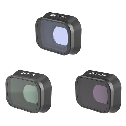 Junestar KB-3IN1 JSR-1663-24 For DJI Mini 3 Pro 3Pcs/Set CPL+ND16+NIGHT Filter Aluminum Alloy+Glass Camera Lens Filter