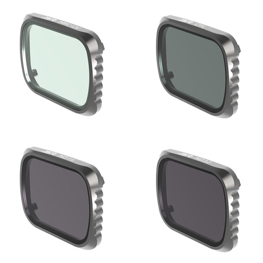 Junestar JSR-1278-16 For DJI Mavic Air 2S 4Pcs/Set MRC-UV + CPL + ND16 + ND32 Optical Glass Filters Camera Lens Filters