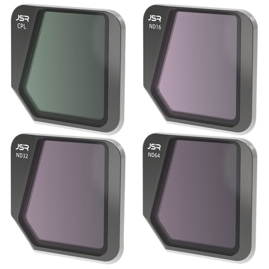 Junestar JSR-1825-18 For DJI Mavic 3 4Pcs/Set CPL + ND16 + ND32 + ND64 Optical Glass Filters Drone Camera Lens Filters