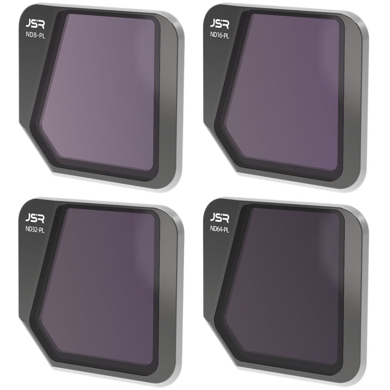Junestar JSR-1825-19 For DJI Mavic 3 4Pcs/Set ND8PL+ND16PL+ND32PL+ND64PL Filters Optical Glass Camera NDPL Lens Filters